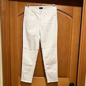 NYDJ White Ankle Jeans